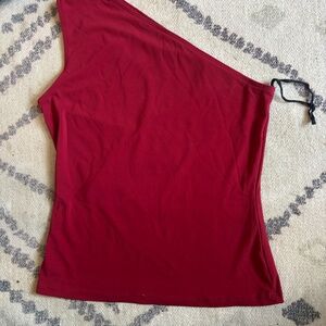 VINTAGE JACOB one shoulder tank top red 90s y2k * accepting offers